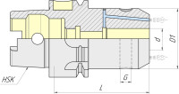 Патрон VTM VTM005241 HSK-A-63-WE20-160 EC