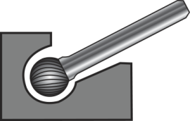 Бор фреза BEST CARBIDE 709-SD3M CC - Бор фреза BEST CARBIDE 709-SD3M CC