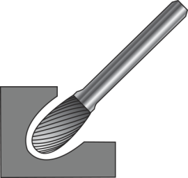 Бор фреза BEST CARBIDE 709-SE5M CC - Бор фреза BEST CARBIDE 709-SE5M CC