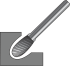 Бор фреза BEST CARBIDE 709-SE5M CC - Бор фреза BEST CARBIDE 709-SE5M CC