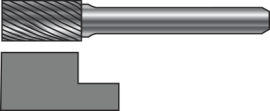 Бор фреза BEST CARBIDE 709-SA2M CC - Бор фреза BEST CARBIDE 709-SA2M CC