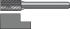 Бор фреза BEST CARBIDE 709-SA2M CC - Бор фреза BEST CARBIDE 709-SA2M CC
