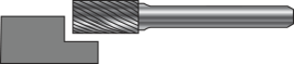Бор фреза BEST CARBIDE 709-SB5M CC - Бор фреза BEST CARBIDE 709-SB5M CC