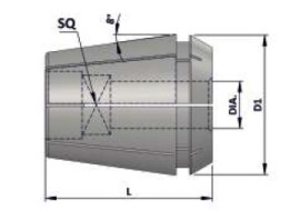 Цанга резьбонарезная VTM VTM006442 TAP-ER20G-10.0x8.0 - Цанга резьбонарезная VTM VTM006442 TAP-ER20G-10.0x8.0