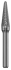 Бор фреза BEST CARBIDE 709-SL4M-S-8.0 CC - Бор фреза BEST CARBIDE 709-SL4M-S-8.0 CC