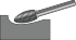 Бор фреза BEST CARBIDE 707-SH5M DC - Бор фреза BEST CARBIDE 707-SH5M DC