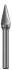 Бор фреза BEST CARBIDE 709-SM5M CC - Бор фреза BEST CARBIDE 709-SM5M CC