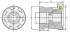 Корпус фрезы HITACHI AHUB-1063RM-8 - Корпус фрезы HITACHI AHUB-1063RM-8